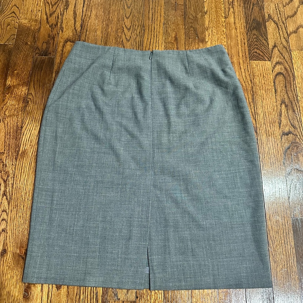 Y2K Skirt 10” Slit on Back Wool & Polyester